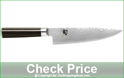 Shun Classic 8” Chef’s Knife with VG-MAX Cutting Core and Ebony PakkaWood Handle