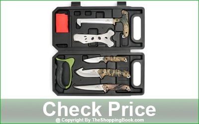 MOSSY OAK 8-Piece Hunting Portable Butcher Game Processor Set