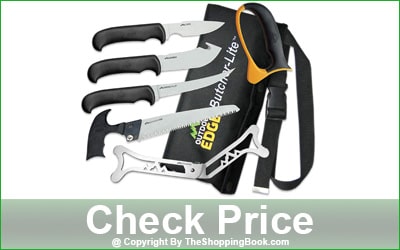 Outdoor Edge 8-Piece ButcherLite Hunting & Game Processing Knife Set