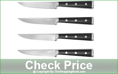 LEGENDARY CHEF 4-Piece Non-Serrated Steak Knife Set
