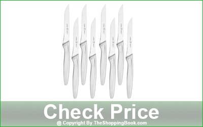 J.A. Henckels International 8-Piece Partially-Serrated Steak Knife Set