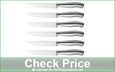 IsheTao 6-Piece Dishwasher Safe Kitchen Steak Knives