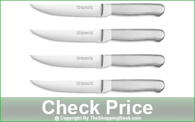 KitchenAid 4-Piece Brushed Steak Knife Set