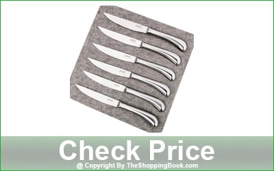 UMOGI 6-Piece Premium Double Forged Steak Knife Set