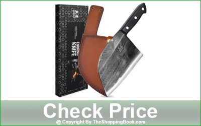 ENOKING Serbian 6.7-inch Forged Cleaver Knife